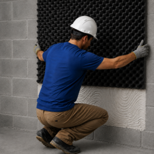 ESPUMA ACUSTICA DE POLIURETANO PERFILADA 17RF DE 1" X 1.20 M X 2.00 M